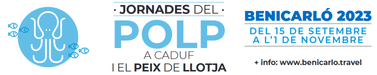 Jornadas del Pulpo a Caduf y el Pescado de Lonja. Benicarl, del 15 de septiembre al 1 de noviembre 2023