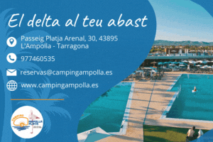 Cmping Ampolla Playa. Relax y diversin en el Delta del Ebre