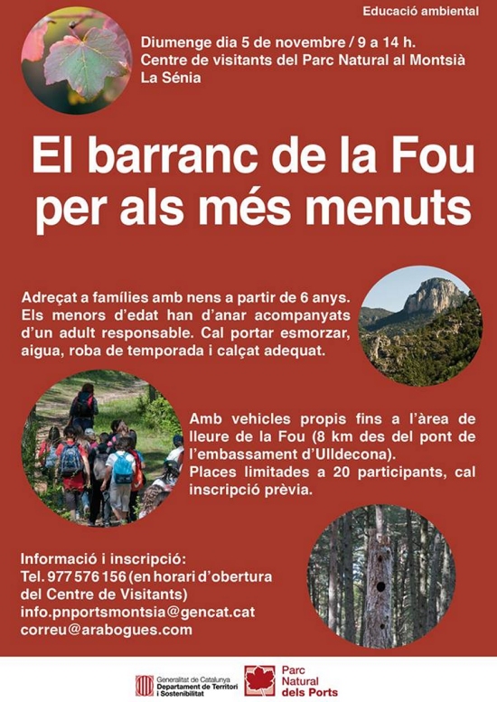 El barranc de la Fou per als m�s menuts
