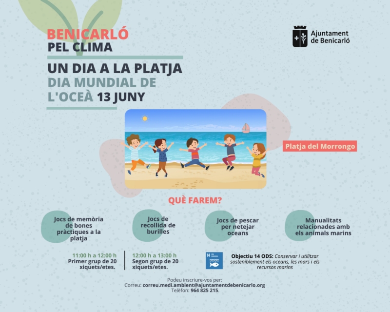 Un dia a la platja. Benicarló pel clima Un dia a la platja. Benicarló pel clima