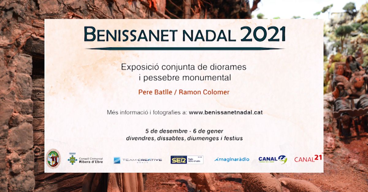 Benissanet 2021. Exposici�n conjunta de dioramas de Nadal