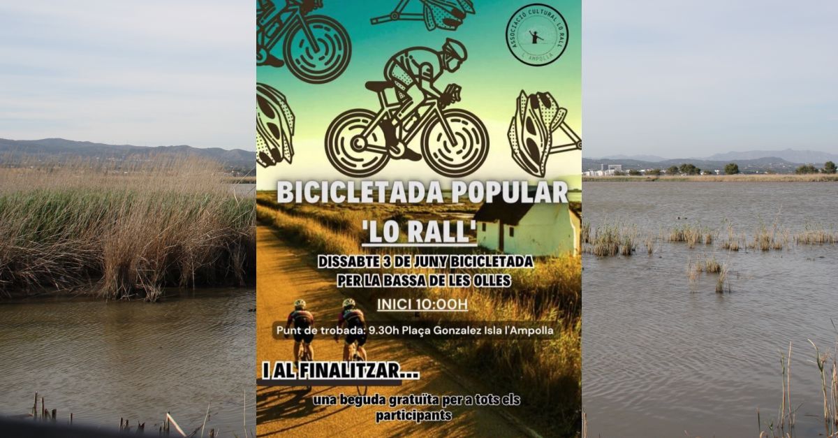 Bicicletada popular �Lo Rall� por la balsa de les Olles