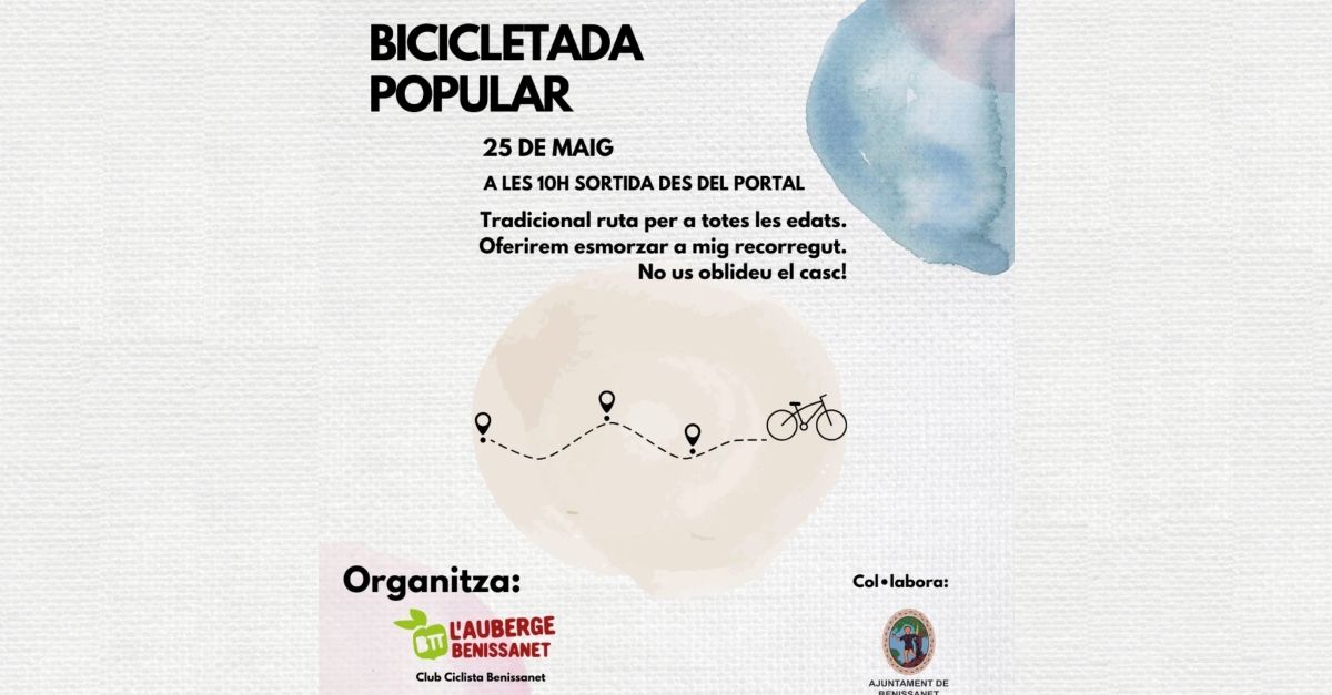 Bicicletata popular a Benissanet