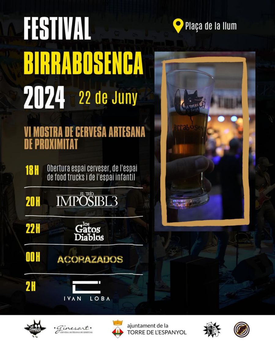 Birrabosenca. VI Mostra de cervesa artesana de proximitat a la Torre de l’Espanyol Birrabosenca. VI Mostra de cervesa artesana de proximitat a la Torre de l’Espanyol