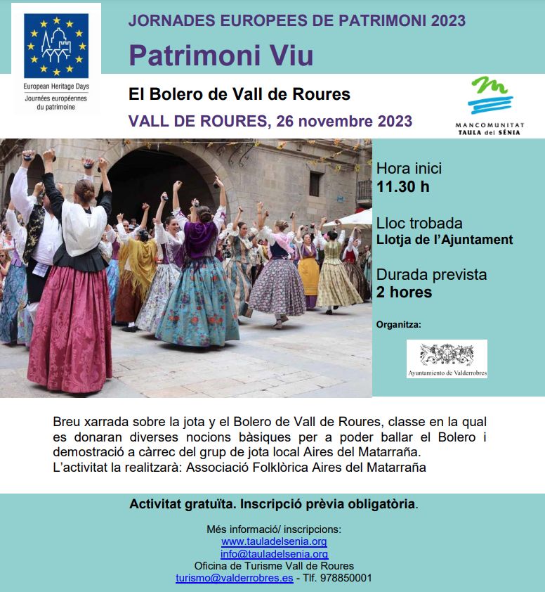 JEP2023 El Bolero de Vall de Roures JEP2023 El Bolero de Vall de Roures