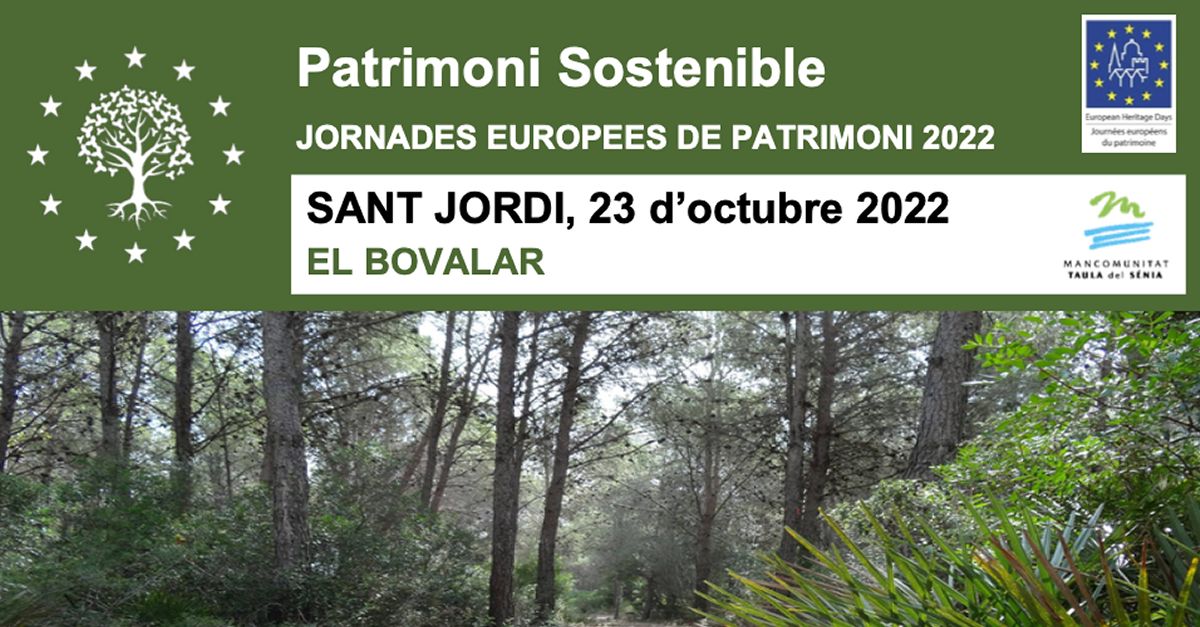 JEP2022 - Recorrido circular a pie del paraje natural del Bovalar de Sant Jordi JEP2022 - Recorrido circular a pie del paraje natural del Bovalar de Sant Jordi