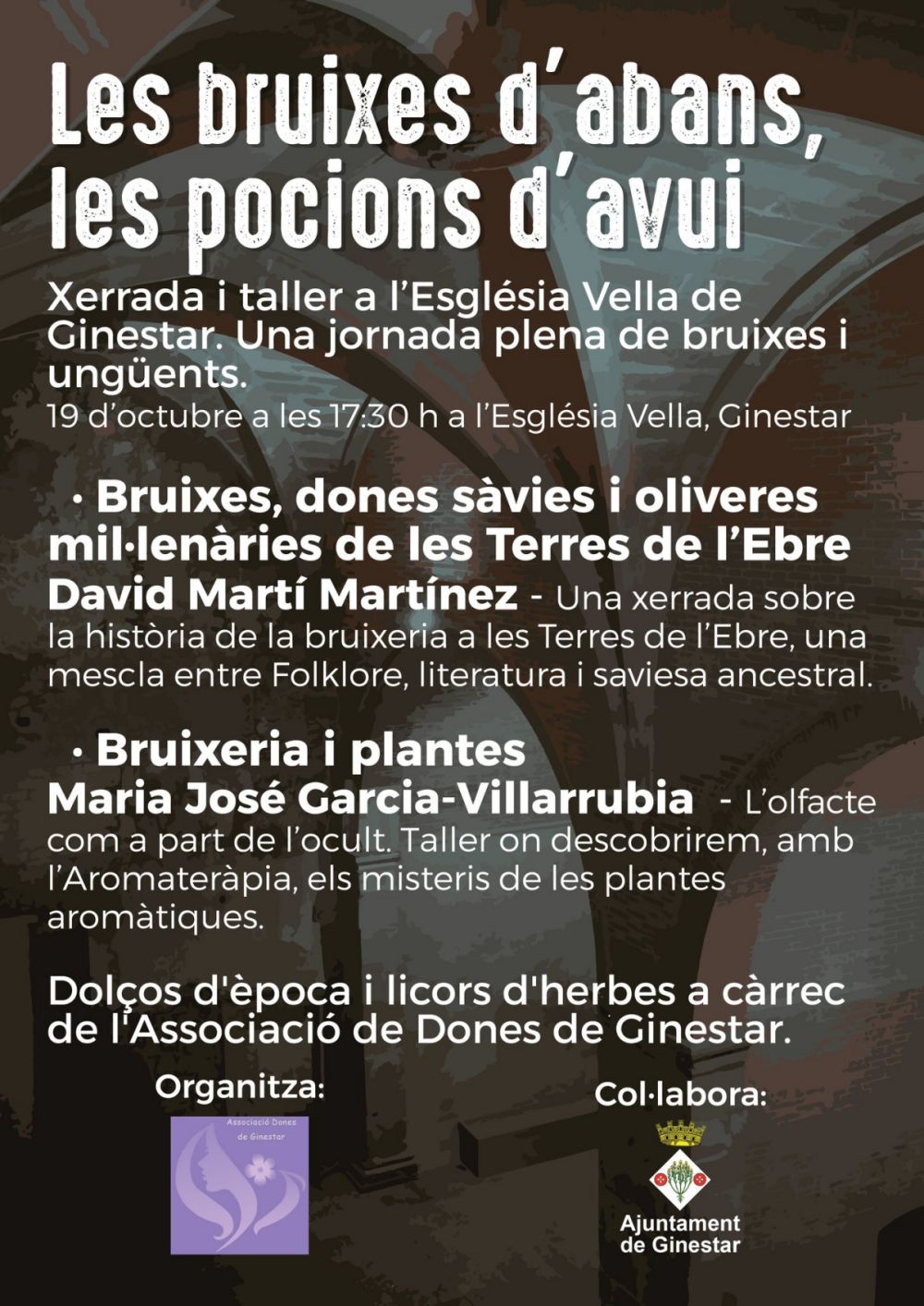 Xerrada i taller: Les bruixes d’abans, les pocions d’avui Xerrada i taller: Les bruixes d’abans, les pocions d’avui