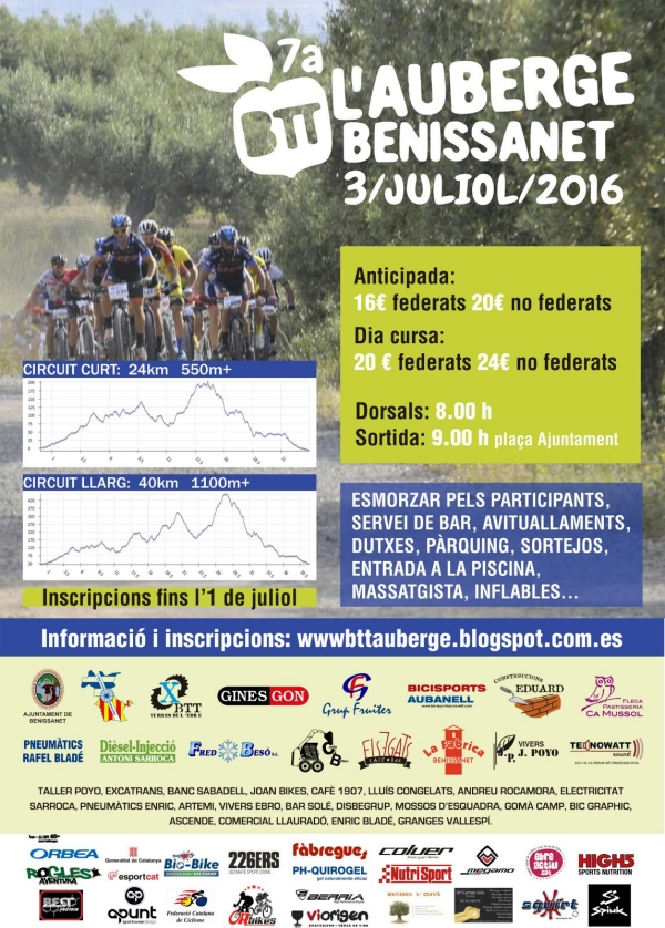 7a Cursa BTT LAuberge