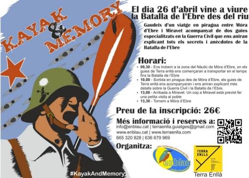 Caiac & Memory, un viatge fluvial in�dit per la batalla de l�Ebre