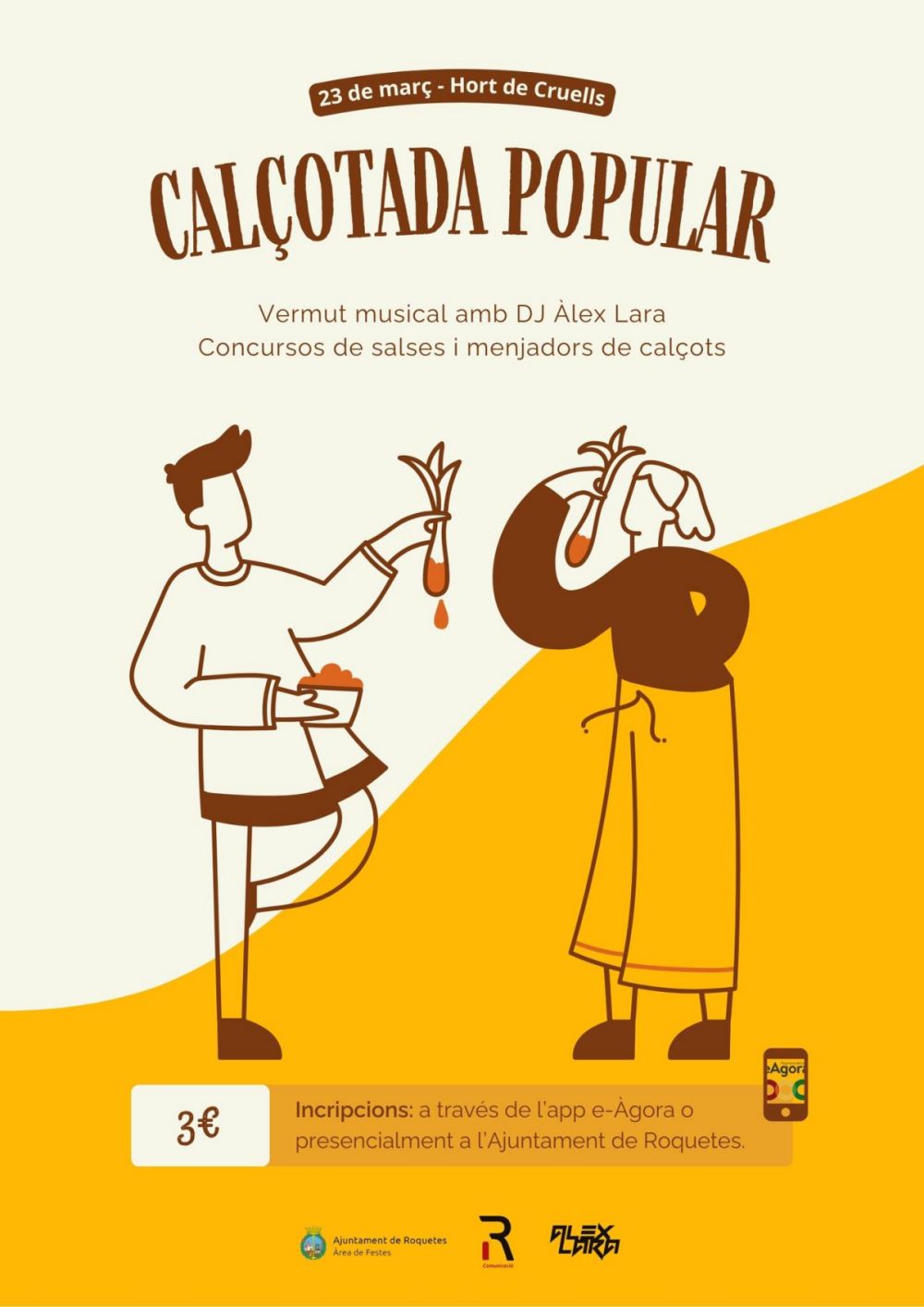 Calçotada popular a Roquetes Calçotada popular a Roquetes