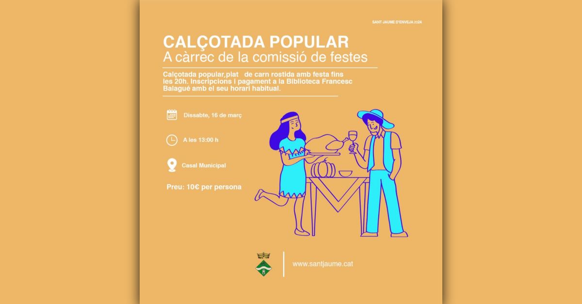 Cal�otada popular en Sant Jaume d�Enveja