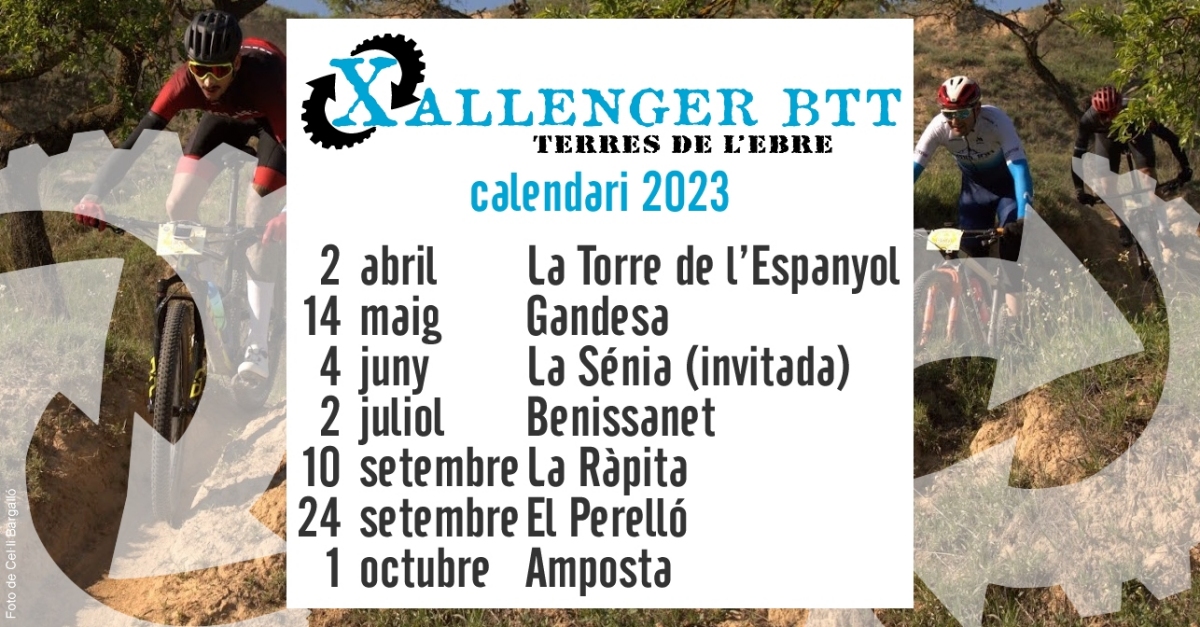 Presentat el calendari Xallenger BTT Terres de lEbre 2023