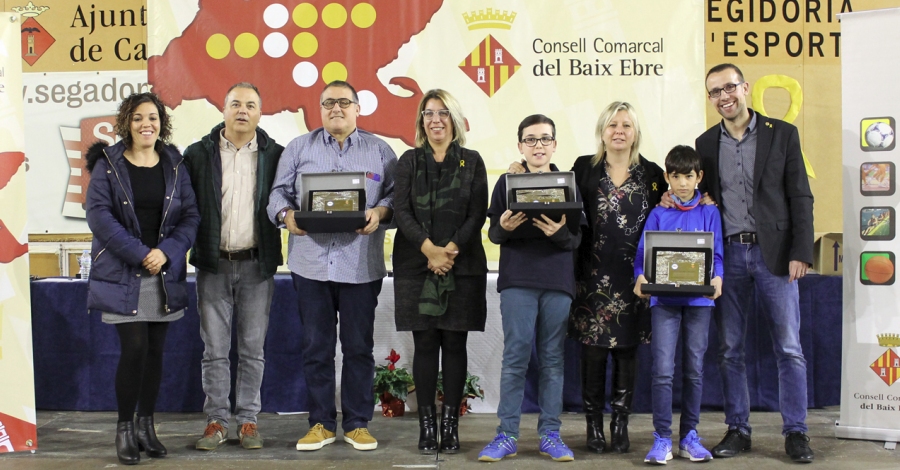 Camarles acull la gala dels Premis Esportius Baix Ebre 2018