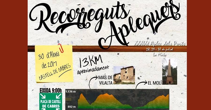 III Marcha camino del Aplec dels Ports- La Mata 2017