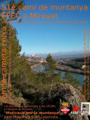 El 51� cam� de muntanya FEEC a Miravet (5a Vegueria) entre el castell i el riu | EbreActiu.cat, revista digital d&rsquo;oci actiu | Terres de l&rsquo;Ebre ...