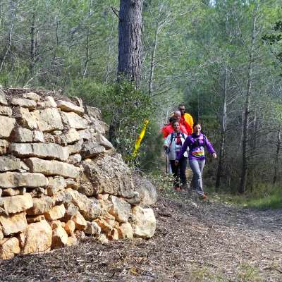 El 51 cam de muntanya FEEC a Miravet (5a Vegueria) entre el castell i el riu