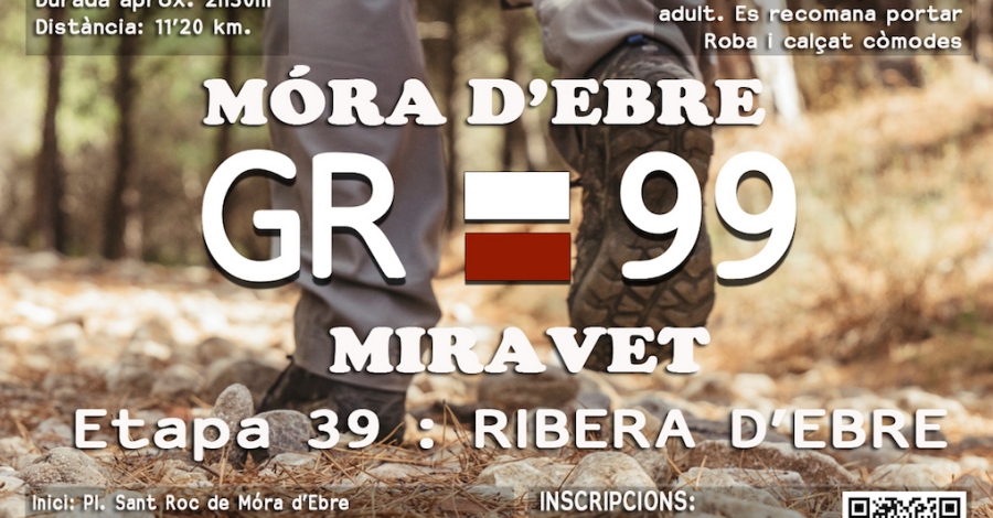 Caminada popular GR-99. Etapa 39. M�ra d�Ebre-Miravet