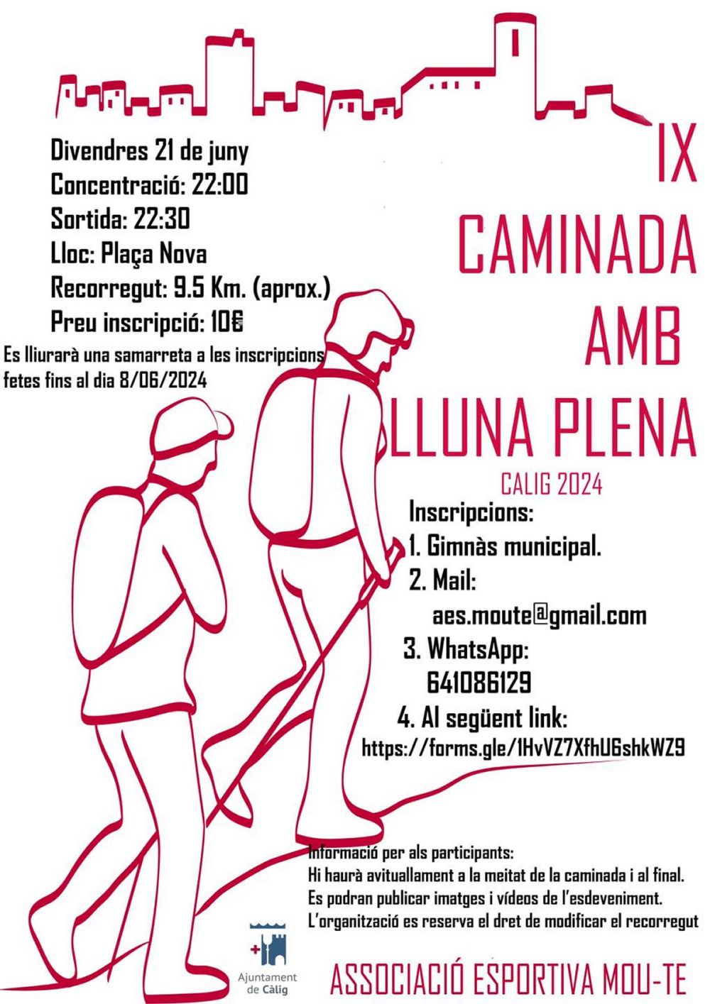 IX Caminada amb lluna plena IX Caminada amb lluna plena