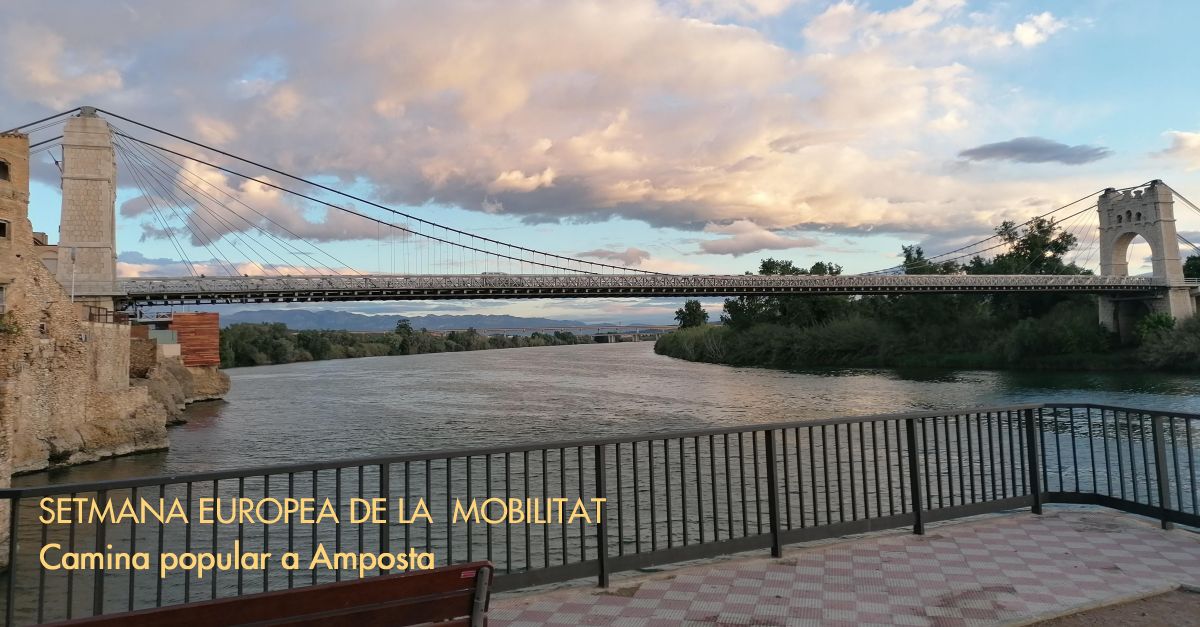 Semana europea de la mobilidad. Caminata popular en Amposta  Semana europea de la mobilidad. Caminata popular en Amposta