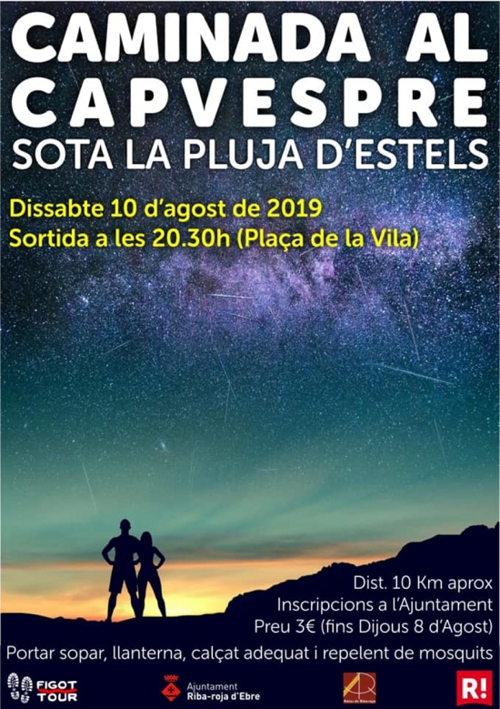 Caminada al capvespre sota la pluja d�estels