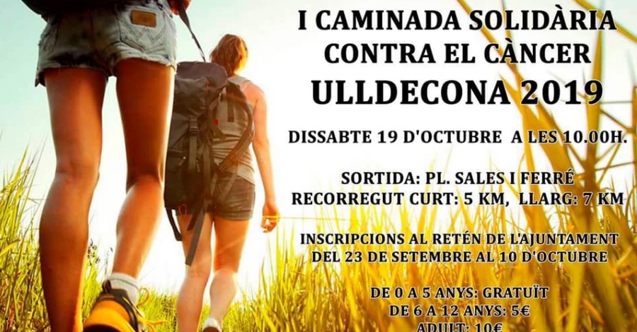 I Caminada solid�ria contra el c�ncer Ulldecona