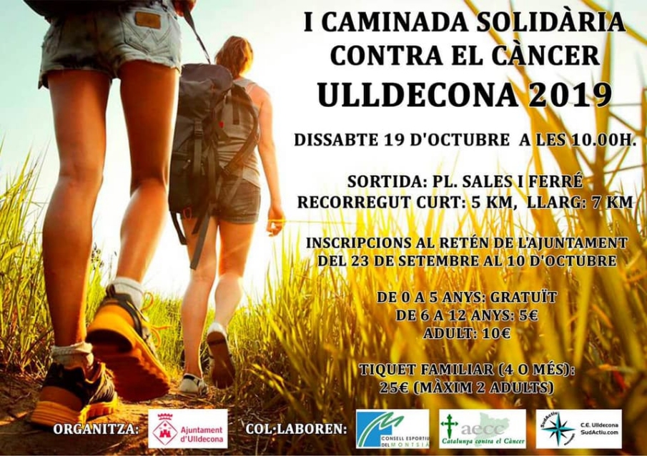 I Caminada solidària contra el càncer Ulldecona I Caminada solidària contra el càncer Ulldecona