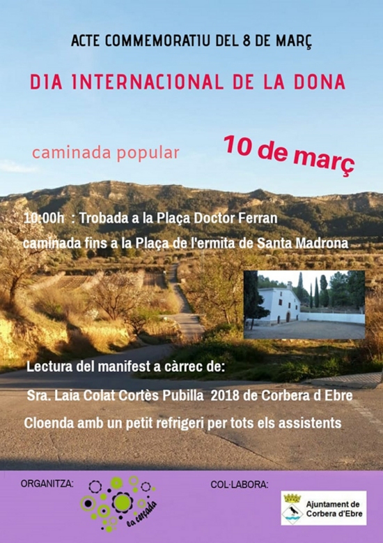 Caminada popular a Corbera d’Ebre Caminada popular a Corbera d’Ebre