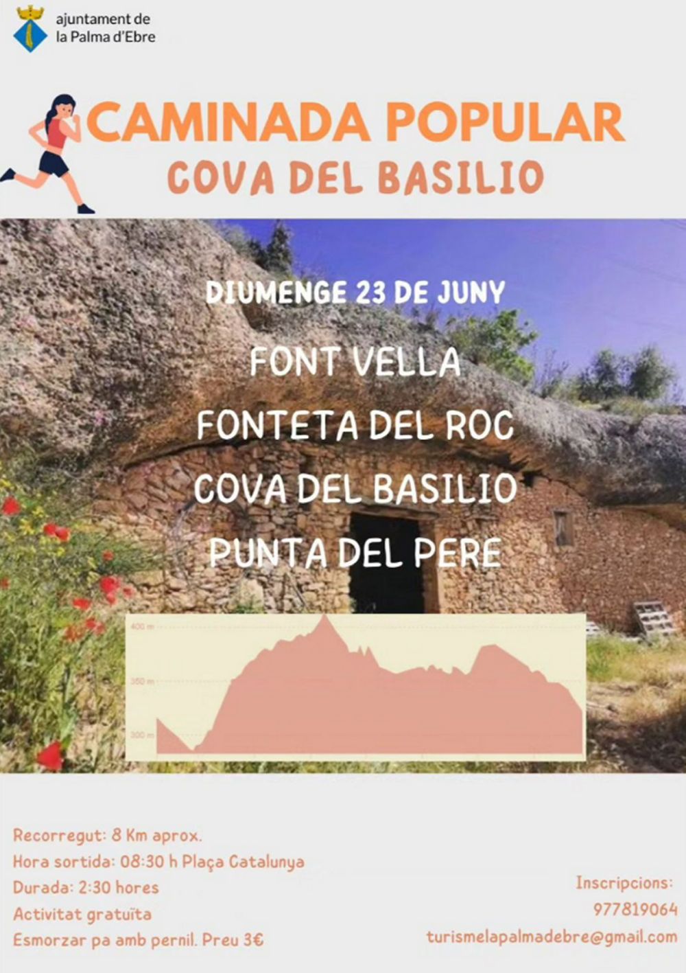 Caminada popular a la cova del Basilio Caminada popular a la cova del Basilio