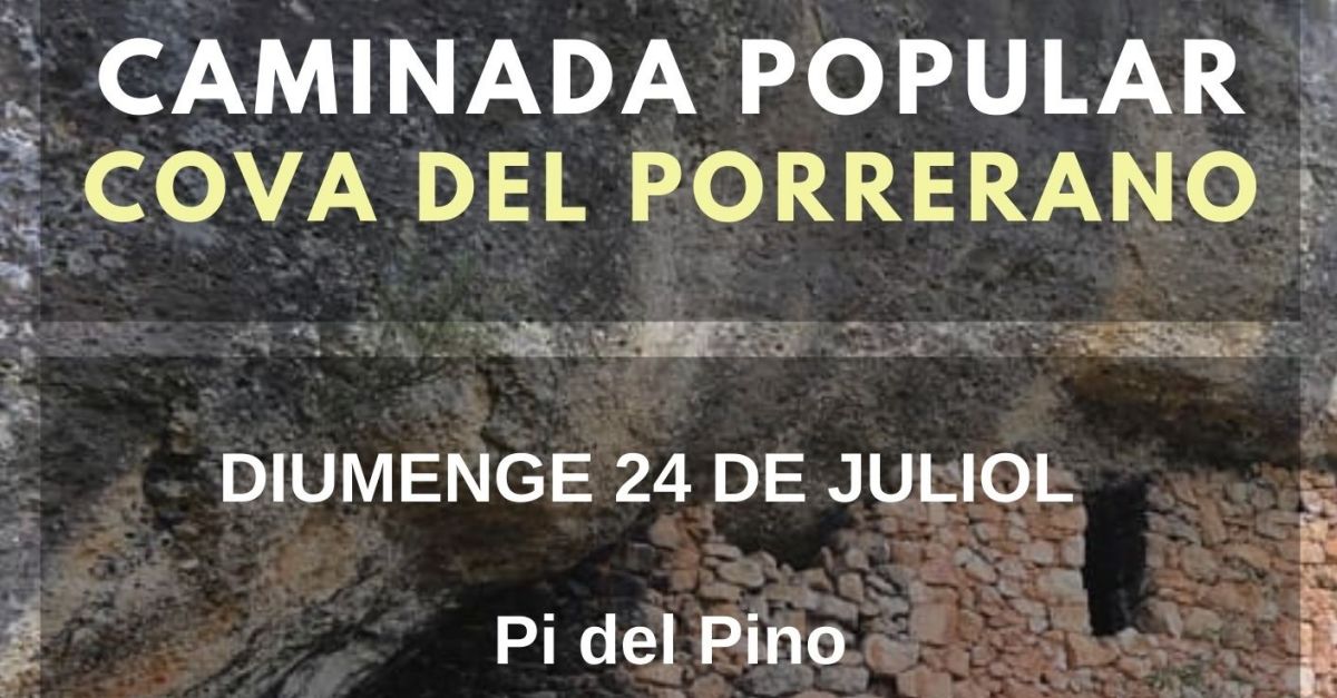 Rutes de senderisme a la Palma d�Ebre: Ruta Cova del Porrerano