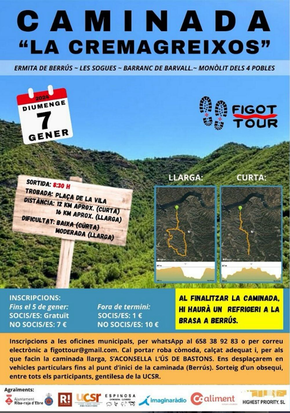 Caminada La Cremagreixos Caminada La Cremagreixos