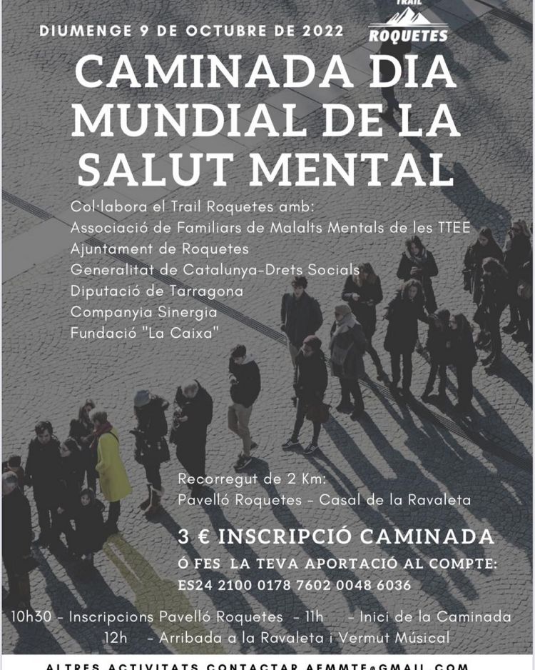 Caminada Dia Mundial de la Salut Mental Caminada Dia Mundial de la Salut Mental