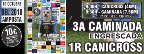 3a Caminada Engrescada i 1er Canicross 3a Caminada Engrescada i 1er Canicross