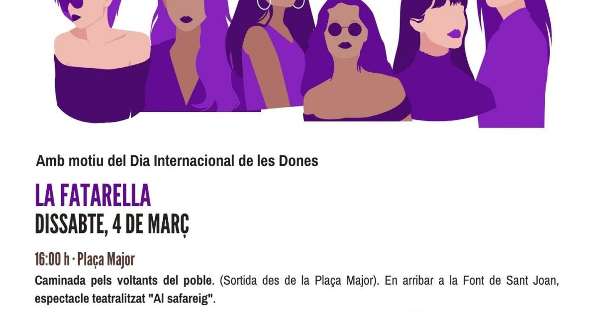 Caminata por los alrededores de la Fatarella en motivo del D�a de la Mujer