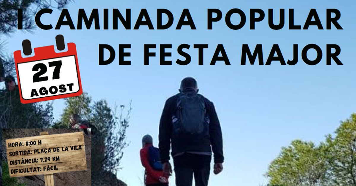 Caminada popular de Festa Major de Riba-roja d�Ebre
