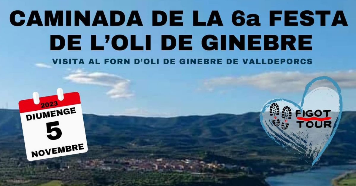 Caminata de la 6 Festa de l�Oli de Ginebre i 2 aniversario del 56� Dia del Cam� de Muntanya