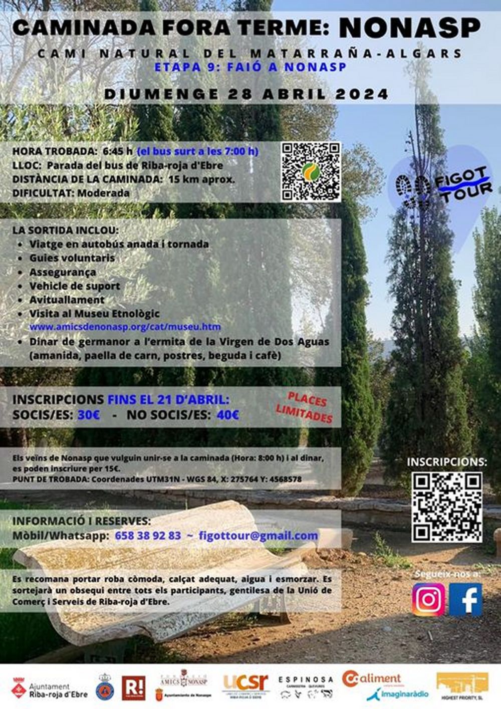 Caminada fora terme: Nonasp