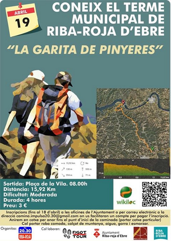 Coneix el terme municipal de Riba-roja d’Ebre: La Garita de Pinyeres Coneix el terme municipal de Riba-roja d’Ebre: La Garita de Pinyeres