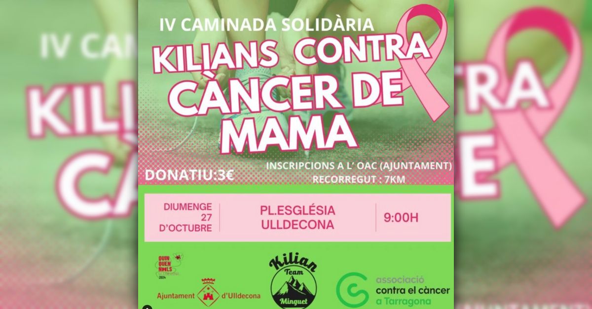 IV Caminada solid�ria Kilians contra el c�ncer de mama