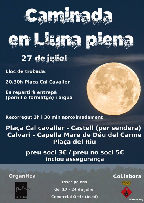 Caminada en lluna plena Caminada en lluna plena