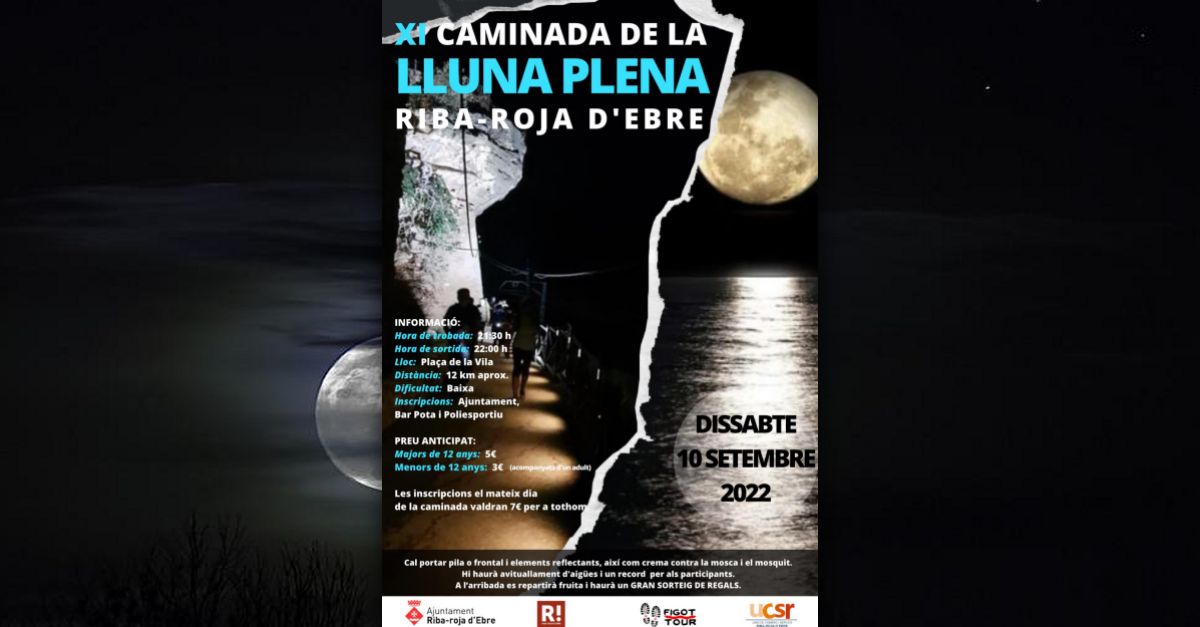 XI Caminada de la lluna plena a Riba-roja d�Ebre