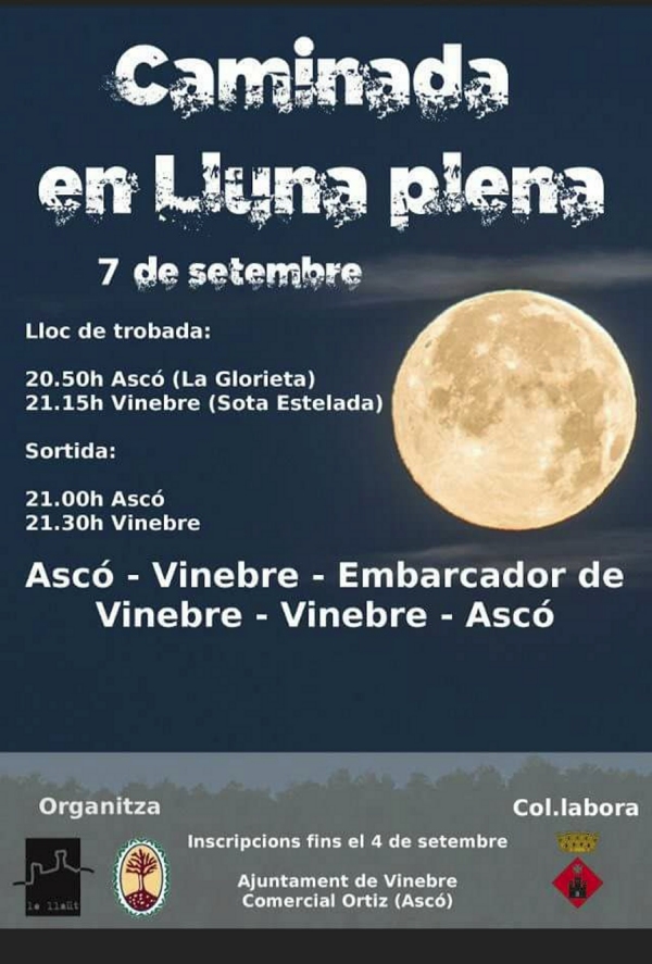 Caminada en lluna plena  Caminada en lluna plena