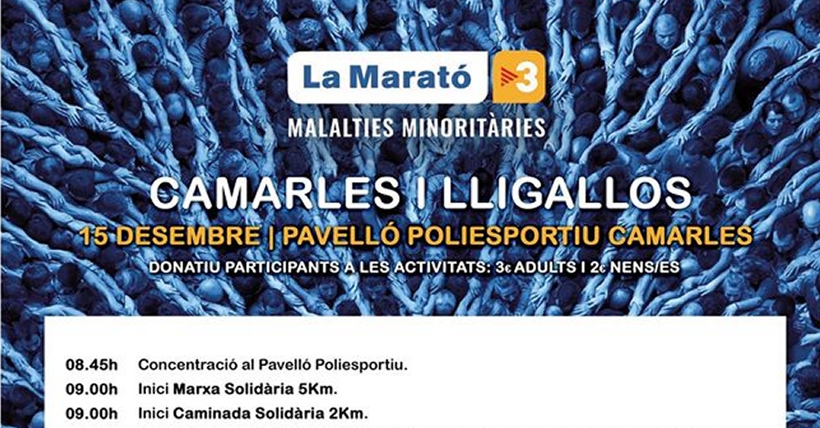 Caminada solid�ria amb La Marat� de TV3 a Camarles