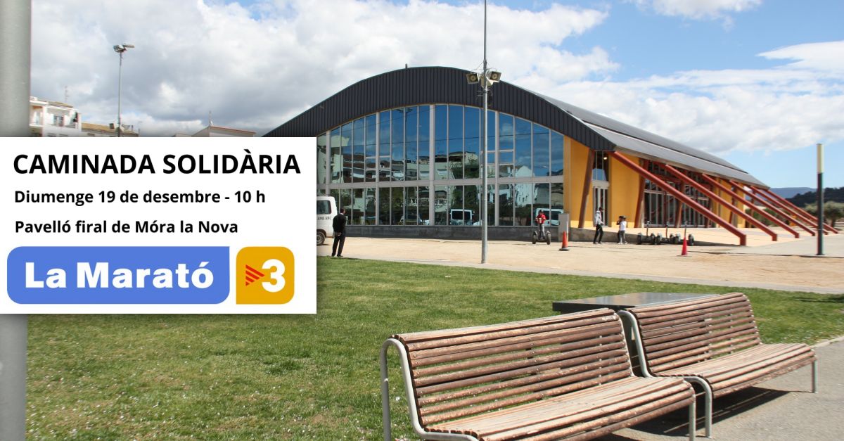 Caminada per la Marató de TV3 a Móra la Nova Caminada per la Marató de TV3 a Móra la Nova