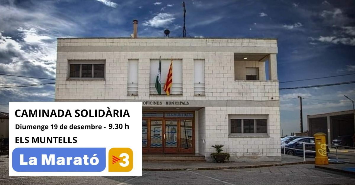 Caminada per la Marató de TV3 als Muntells Caminada per la Marató de TV3 als Muntells