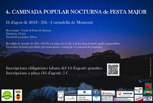 4a Caminada popular nocturna de Festa Major 4a Caminada popular nocturna de Festa Major