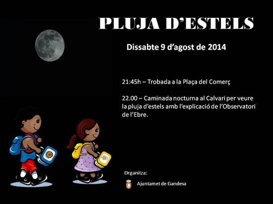 Caminada nocturna "pluja d’estels" Caminada nocturna "pluja d’estels"