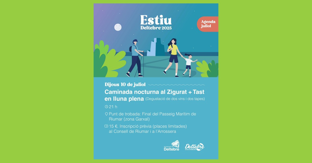 Caminada nocturna al zigurat i tast en lluna plena