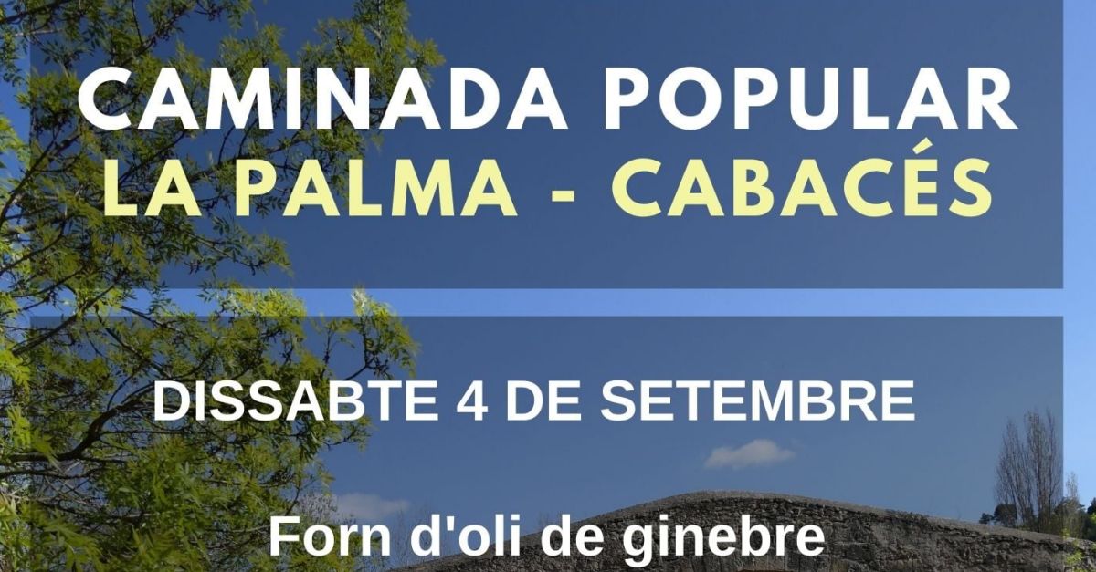 Caminada popular La Palma d�Ebre � Cabac�s