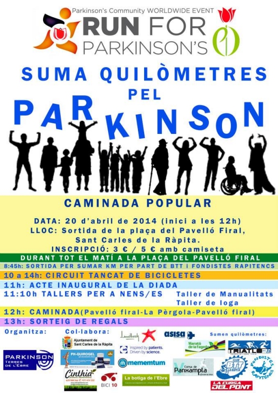 Caminada popular: suma quilòmetres pel Parkinson Caminada popular: suma quilòmetres pel Parkinson