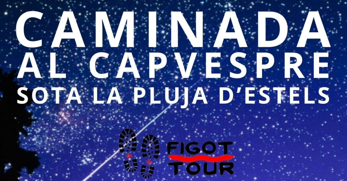 Caminada al capvespre sota la pluja d�estels
